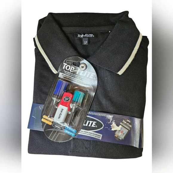 Top Flite Golf Shirt with Brush Tees and Ball Marker - Picture 1 of 4